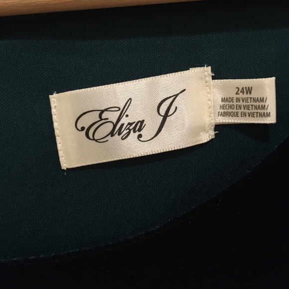 Eliza J Gathered Velvet Sheath Dress Hunter Green - Picture 7 of 8